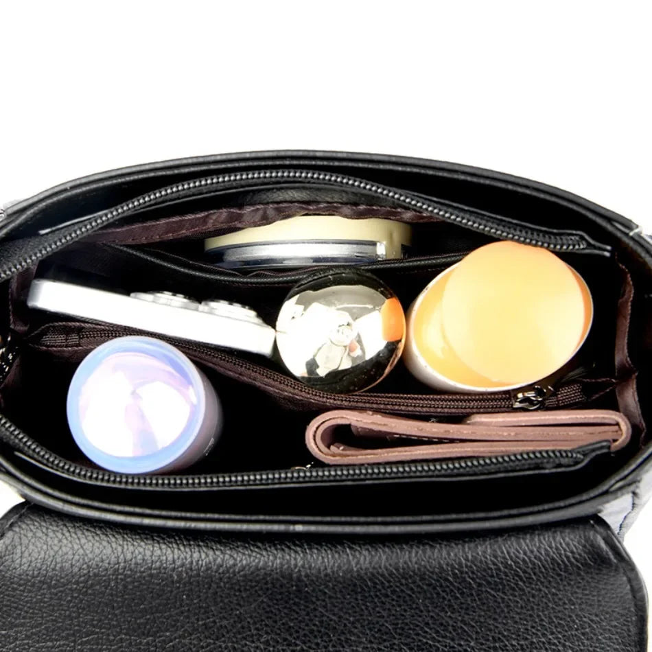 Authentic High Quality Soft Leather Luxury New Designer Fashion Casual Women's Shoulder Bag Handbag Crossbody Bags for Women2024