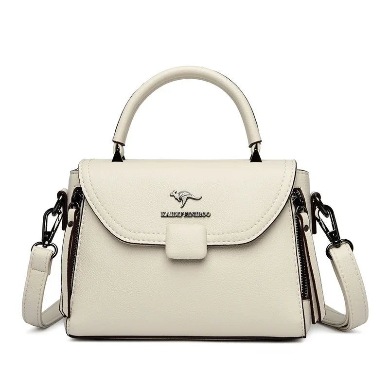 Authentic High Quality Soft Leather Luxury New Designer Fashion Casual Women's Shoulder Bag Handbag Crossbody Bags for Women2024